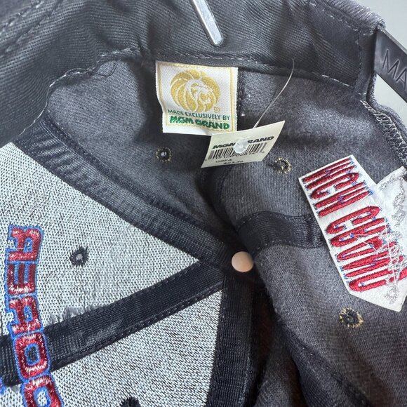 VTG 1994 Boxing Hat Moorer vs George Foreman Heavyweight Snapback MGM Grand Cap - Picture 14 of 14